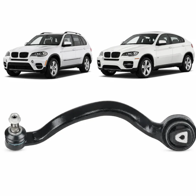 Braço Inferior Curvo Esquerdo BMW X5 E70 X6 E71 2007 a 2014