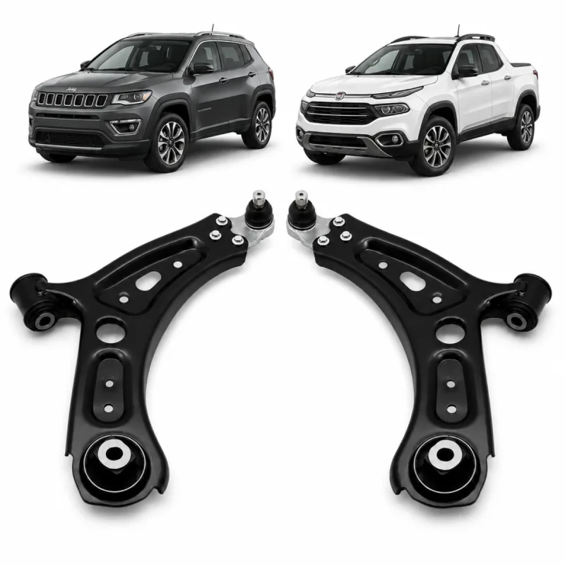 Par Bandejas Suspensão Dianteiras Fiat Toro Compass Renegade