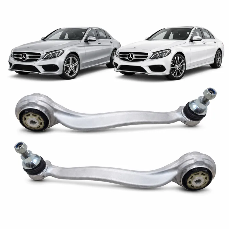 Par De Braço Dianteiro Curvo Mercedes C180 C200 2015 A 2023