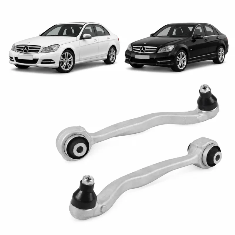 Par De Braço Inferior Mercedes C180 C200 W204 2007 A 2014