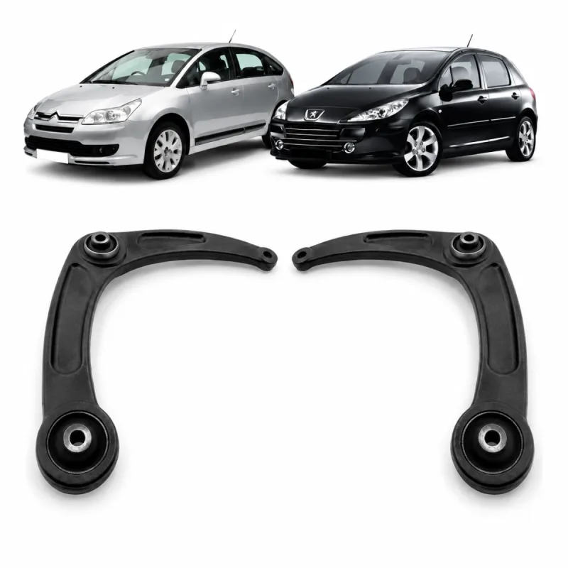 Par Bandeja Inferior Dianteira Peugeot 307 C4 2004 A 2012