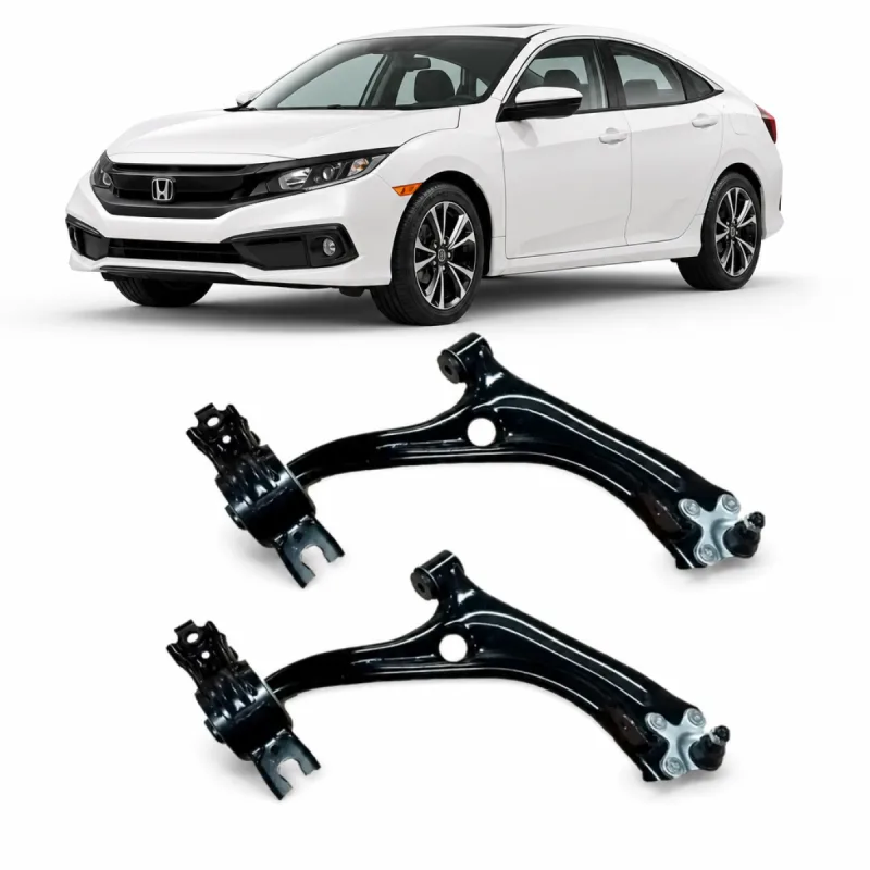 Par Bandeja Inferior Dianteira Honda Civic 2017 a 2021 Nova