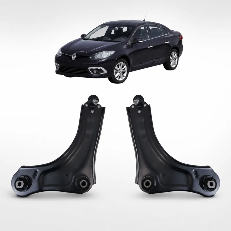 Par Bandejas Dianteiras Renault Fluence 2011 a 2018 c/ Pivô