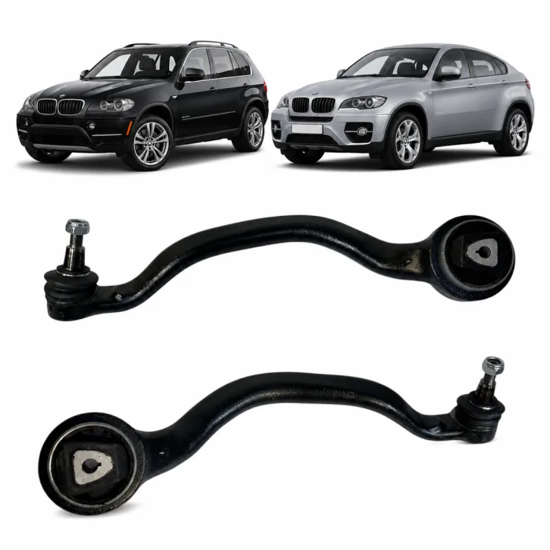 Par Braço Curvo Suspensão Inferiores BMW X5 X6 2007-2014