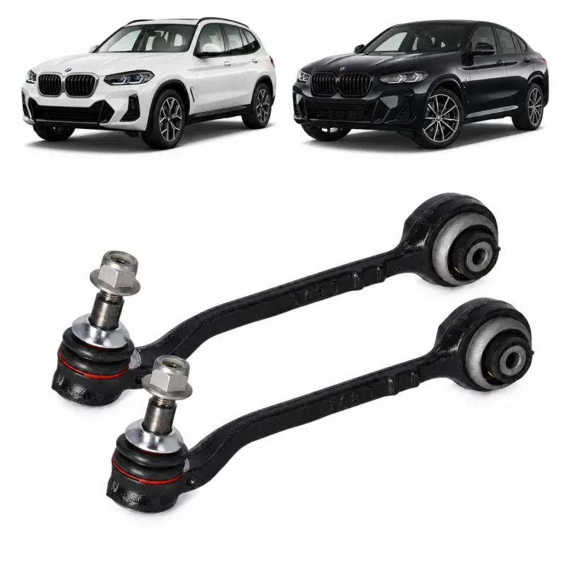 Par Braços Inferiores Retos BMW X3 X4 2018 A 2025