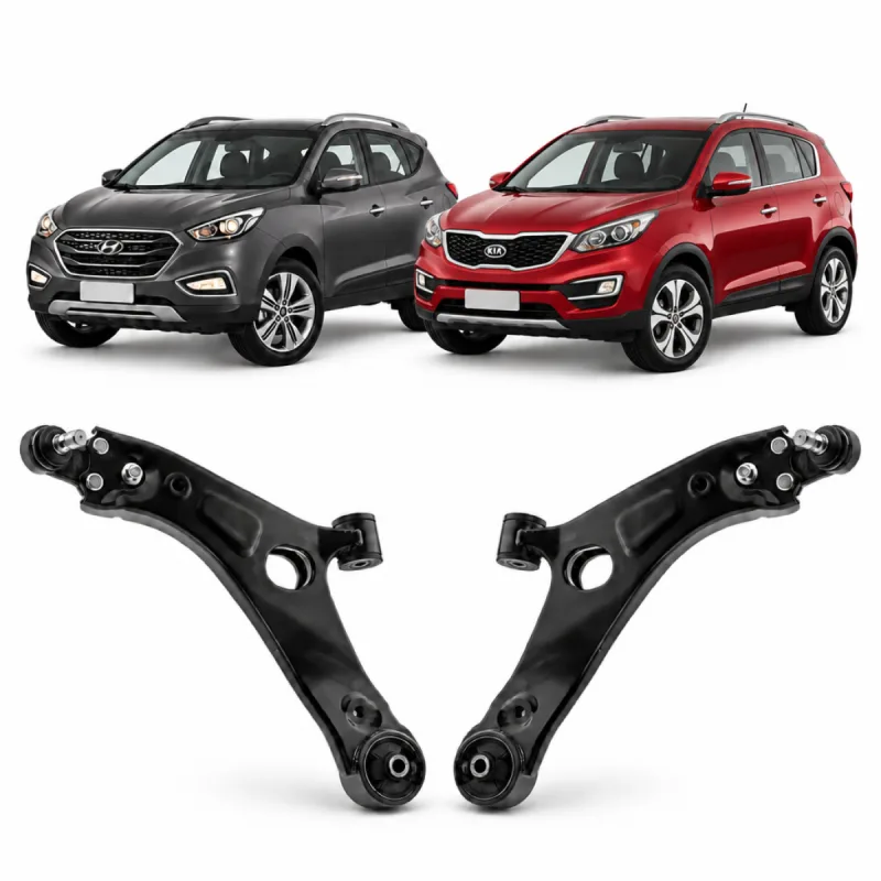 Par De Bandeja Inferior Dianteira Hyundai IX35 2010 A 2022