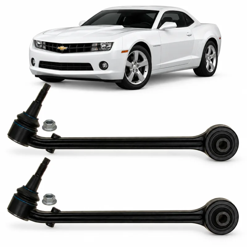 Par De Braço Suspensão Inferior Dianteira Camaro 2010 A 2015
