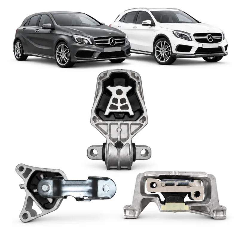 Kit 3 Coxim Motor Cambio Mercedes B200 A200 2012 A 2017