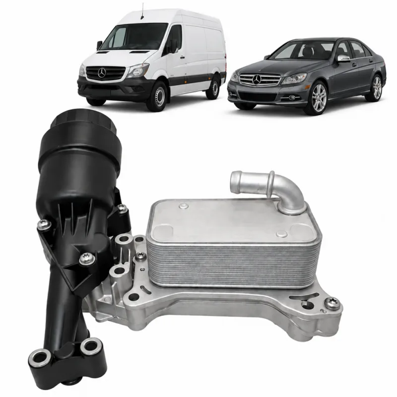 Suporte Trocador De Calor E Óleo Mercedes C180 2010 A 2014