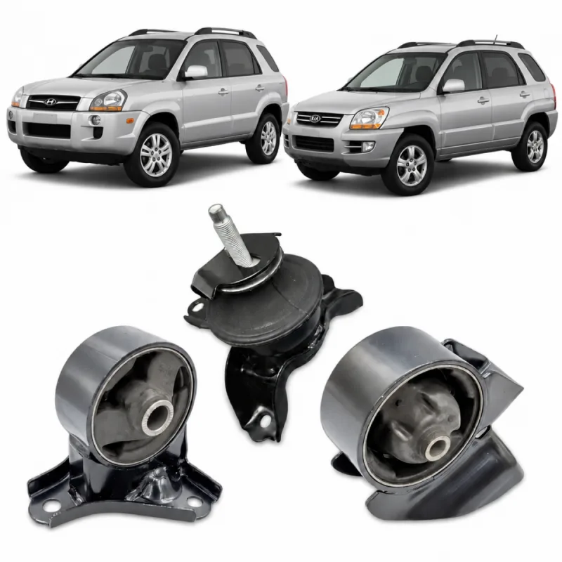 Kit 3 Coxim Motor Câmbio Auto Tucson Sportage 2005 A 2015