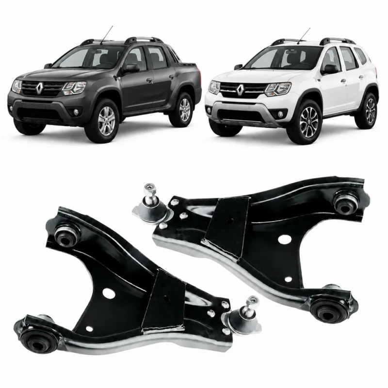Par De Bandeja Inferior Dianteira Renault Duster 2011 A 2021