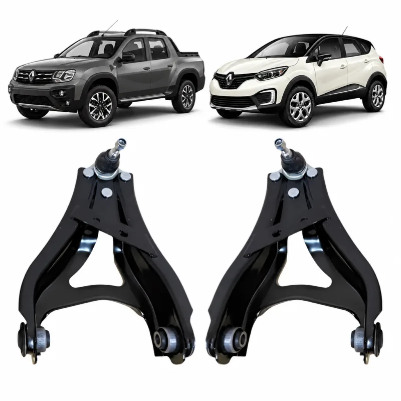 Par De Bandeja Inferior Dianteira Renault Captur 2017 A 2021