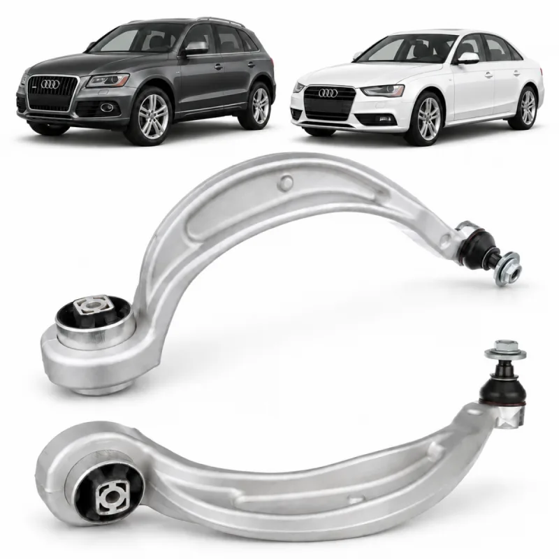 Par De Braço Inferior Curvo Dianteiro Audi A4 2008 A 2016