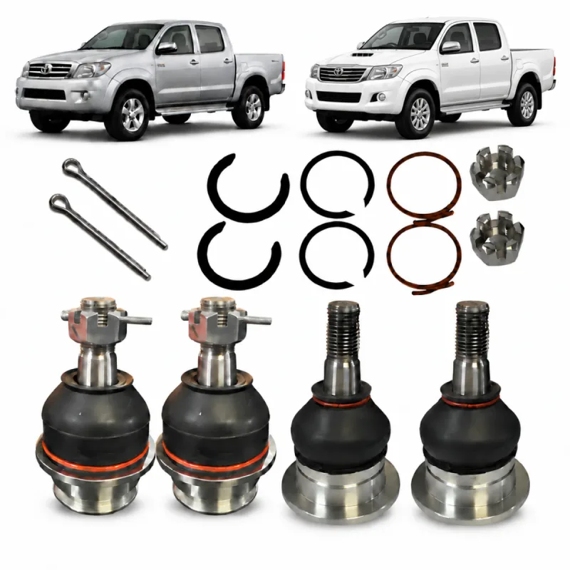 Kit 4 Pivô Dianteiro Superior E Inferior Hilux 2006 A 2025