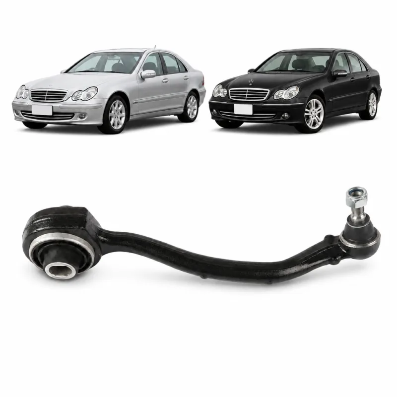 Braço Inferior Curvo Esquerdo Mercedes C180 C200 2001 a 2007